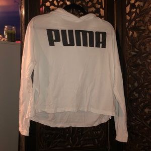Puma light hooded long sleeve